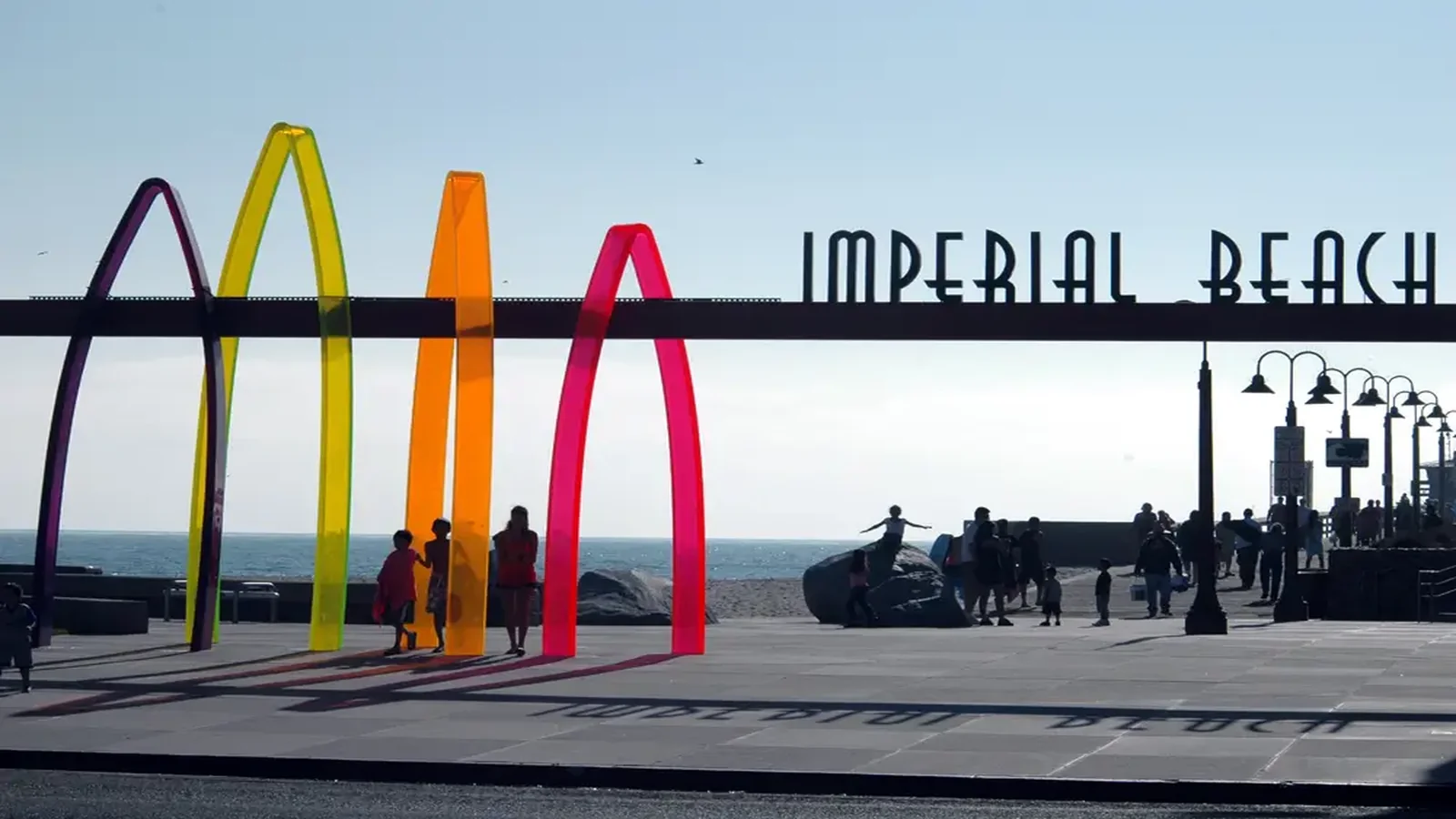 Coastal view of Imperial Beach, California.